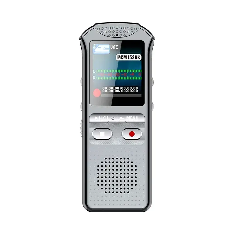 One-Key Operation Voice Recorder Password Protection Built-In 3 Microphones Call Recording Digital Voice Recorder Dictaphone