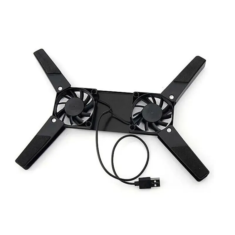 Foldable USB Cooling Fan CPU Cooler Mini Octopus Cooler Pad Quiet Stand Double Fans For 7-15 Inch Notebook Laptop