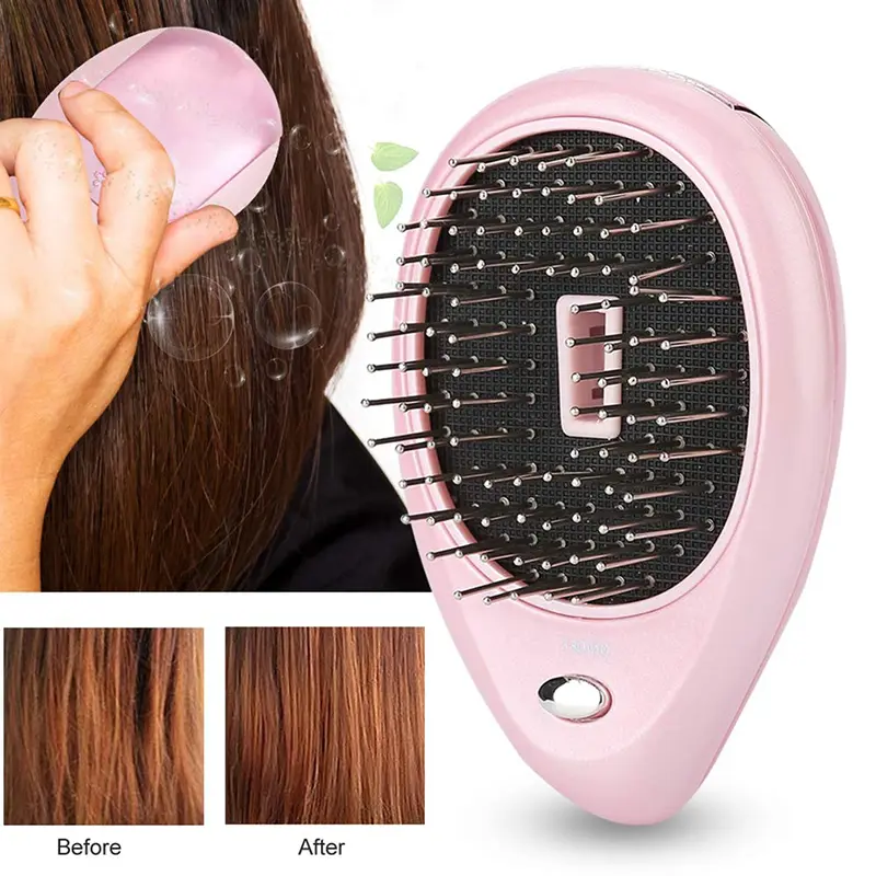 Electric Massage Comb Portable Battery Style Hair ...