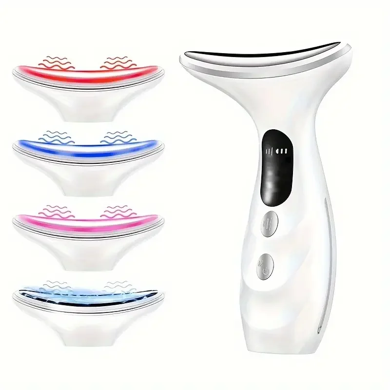 Gift Set 4Color Neck Beauty Device EMS Face Liftin...