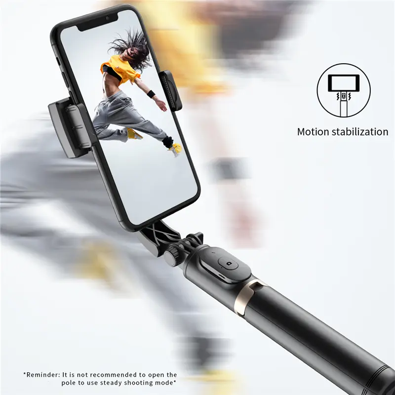 Bluetooth Selfie Stick Tripod with Mobile Phone Video Stabilizer for Smartphone Live Vertical Shooting Bracket