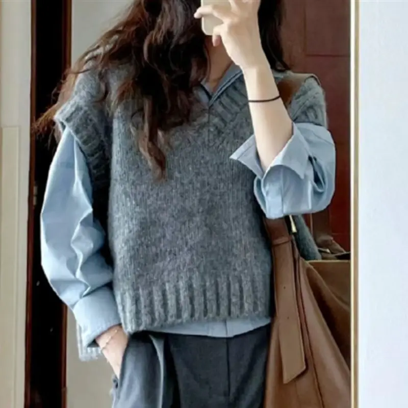 Fashion Sleeveless Women Vest Sweater