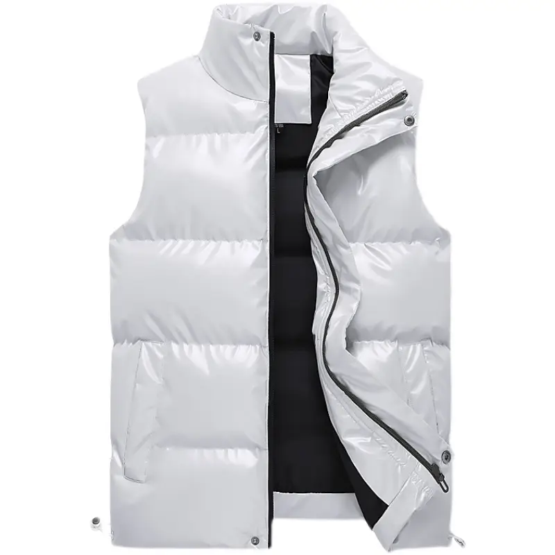 Men's Sleeveless Jacket Fashion Vest Winter Warm P...
