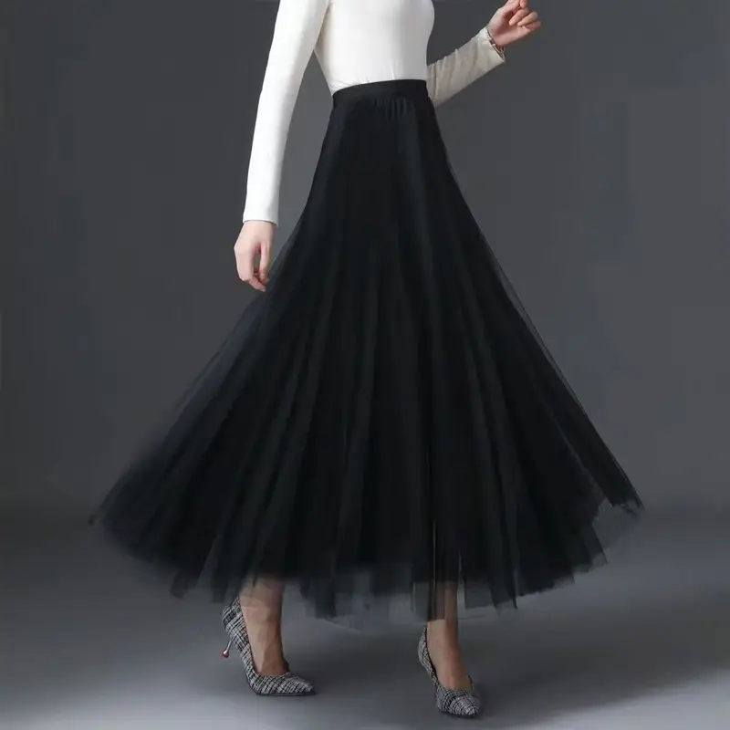 Elegant Women's Tulle Skirt Fashion