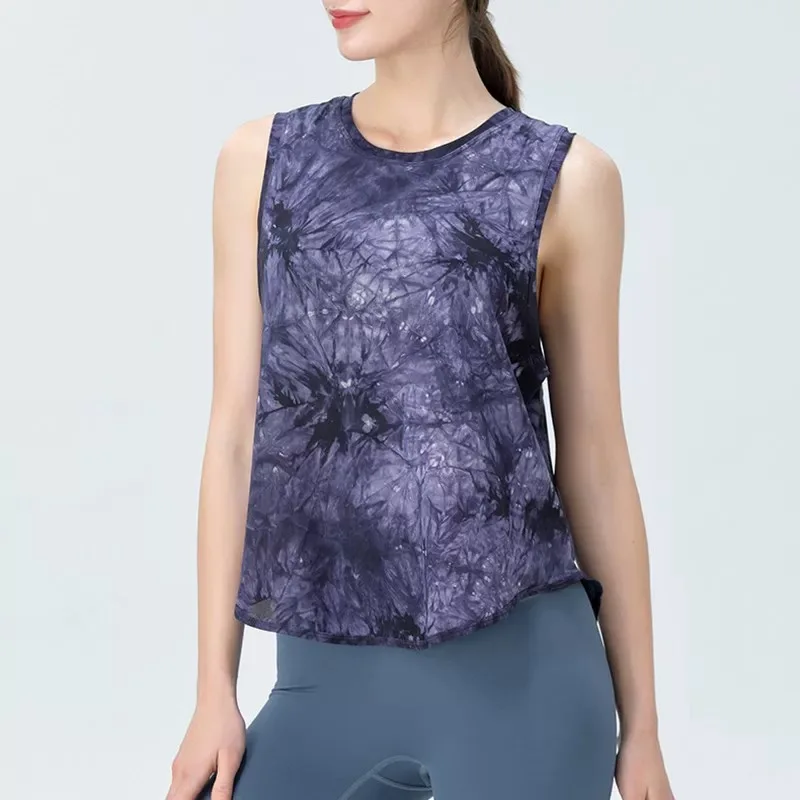 Sports Vest Women's Quick Dry Loose Running Gym To...