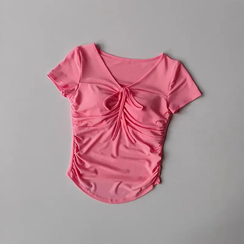 Women's Yoga Sports Short Sleeved, Mesh ...