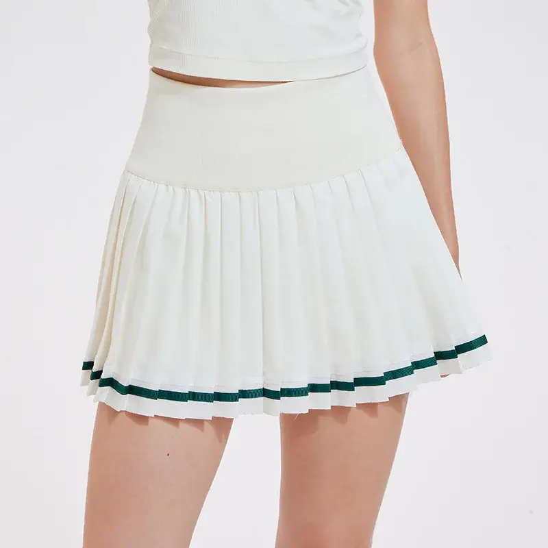 Women Skorts Gym Running Pleated Pantskirt Sexy Quick-Dry