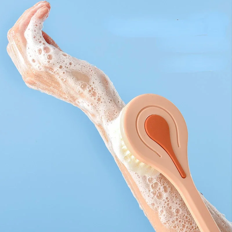 Extra Long Handle Bath Brush Soft Bristles Back Scrubber Shower Massage Body Cleaning Brush