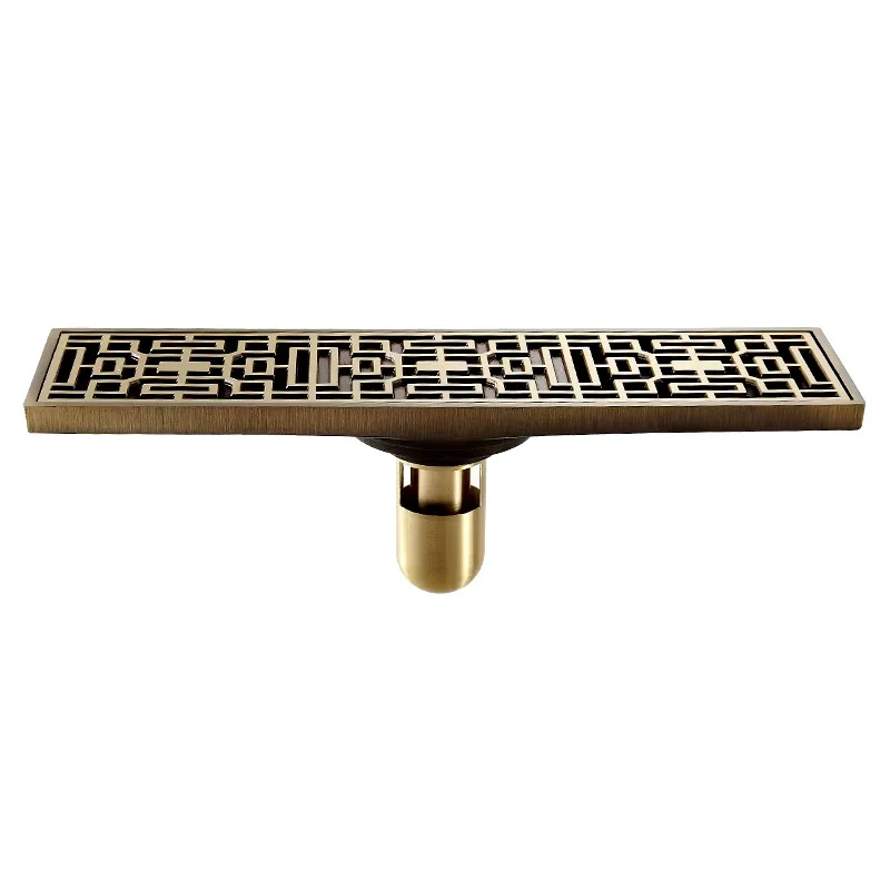 Antique Bathroom Floor Drain Anti Blocking Deodora...