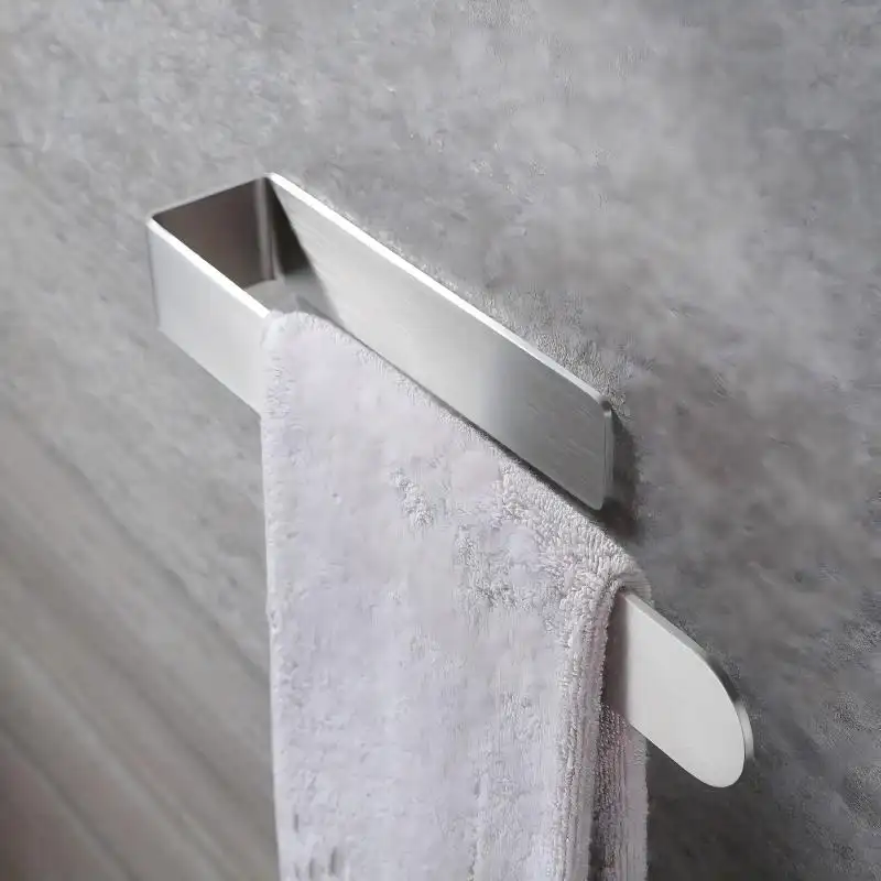 No-Drill Towel Rack Bathroom Accessory Self-Adhesive.