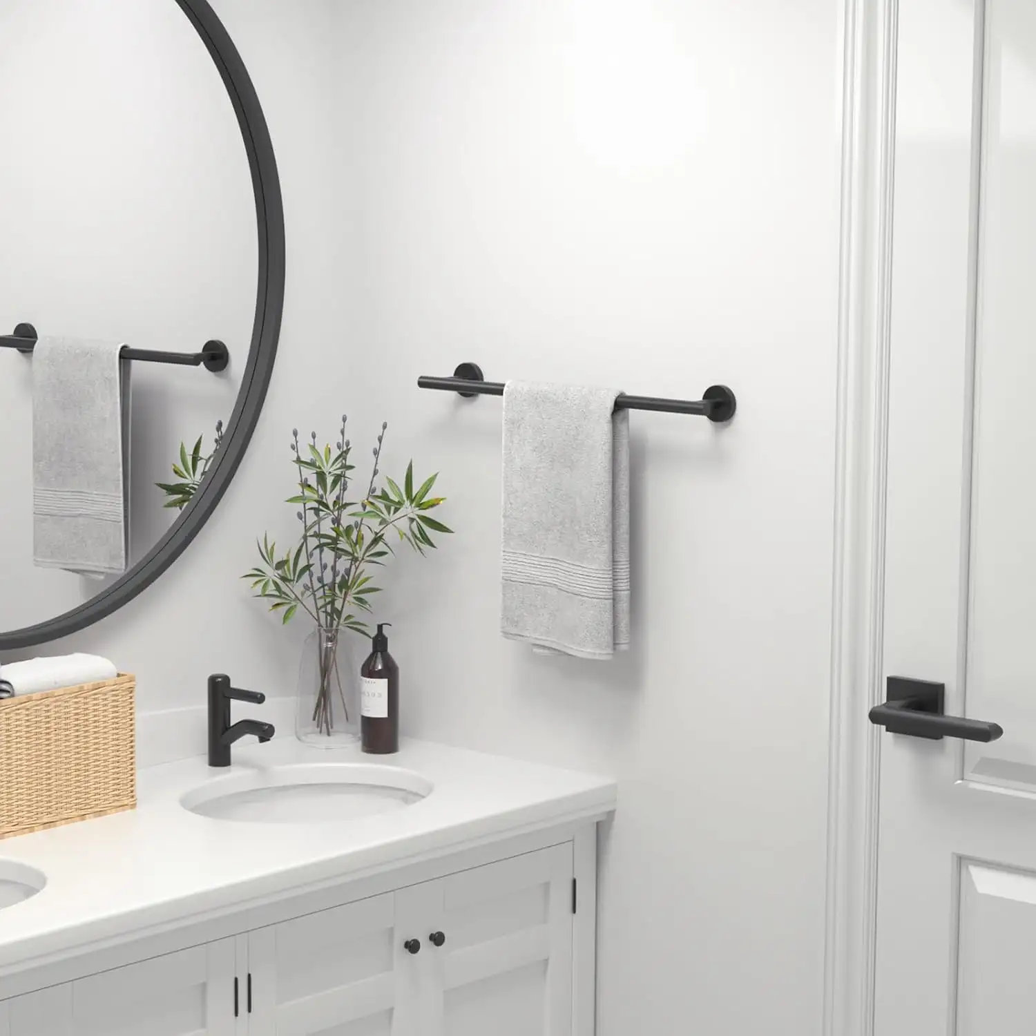 Wall-Mounted Stainless Steel Towel Racks Are Suitable For Bathrooms And Toilets