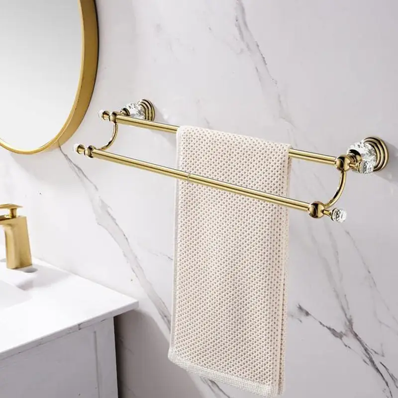 Double Towel Bar With Adjustable Towel Bar