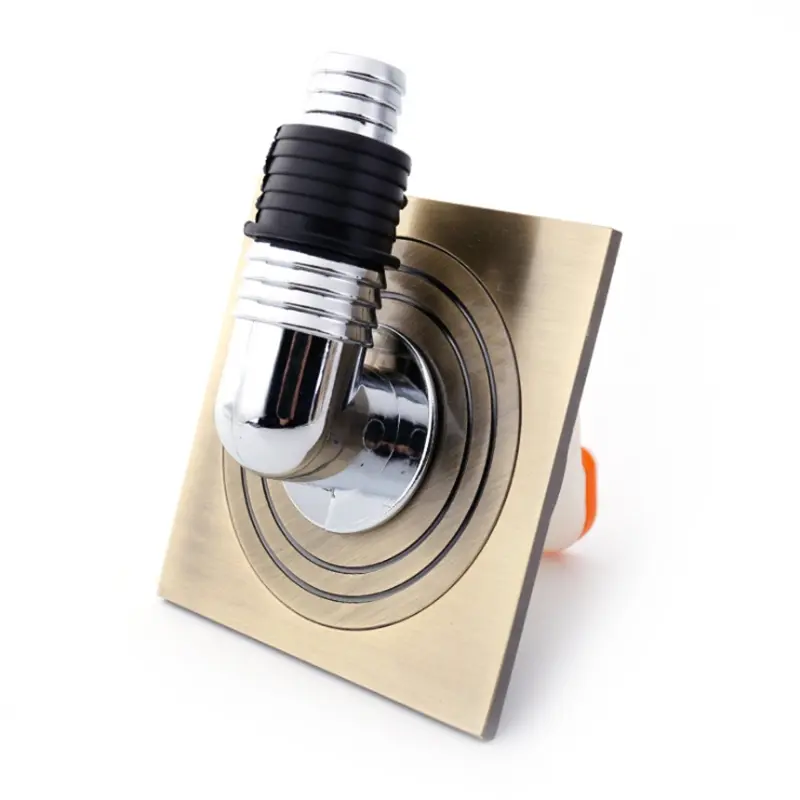 Brass Bathroom Floor Drain Anti-Odor Shower Drain Cover Bath Stopper Strainer Durable Floor Drains for Bathroom