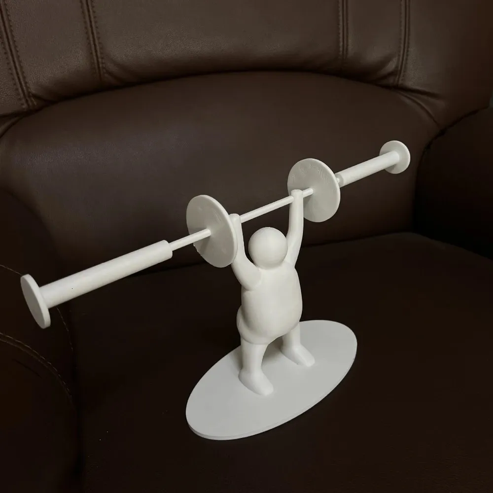 Fun Weightlifter Toilet Paper Holder