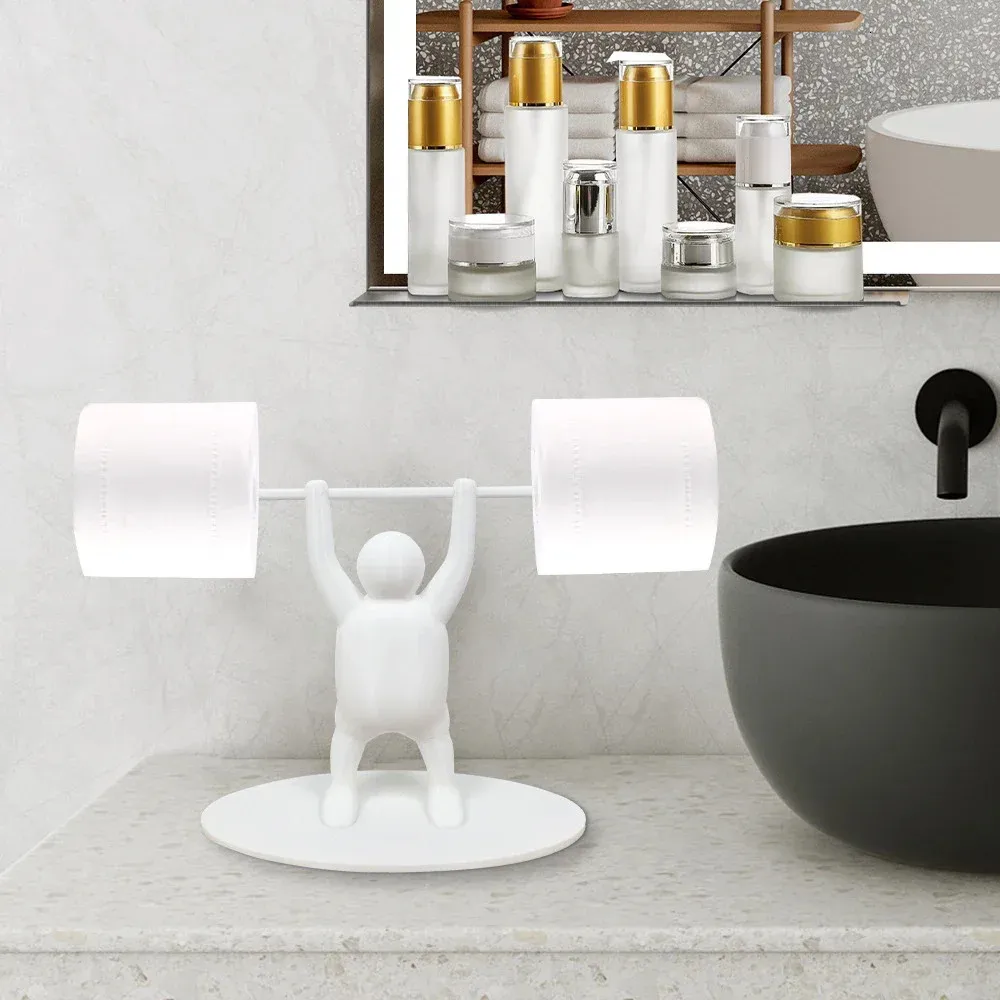 Fun Weightlifter Toilet Paper Holder