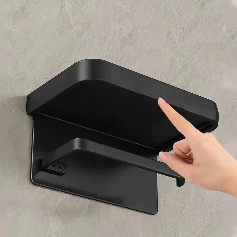 Toilet Paper Holder Tissue Rack Bathroom for Storage Shelf