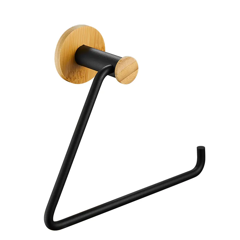 Towel Rack Wall-Mounted Bathroom Accessory No-Dril...
