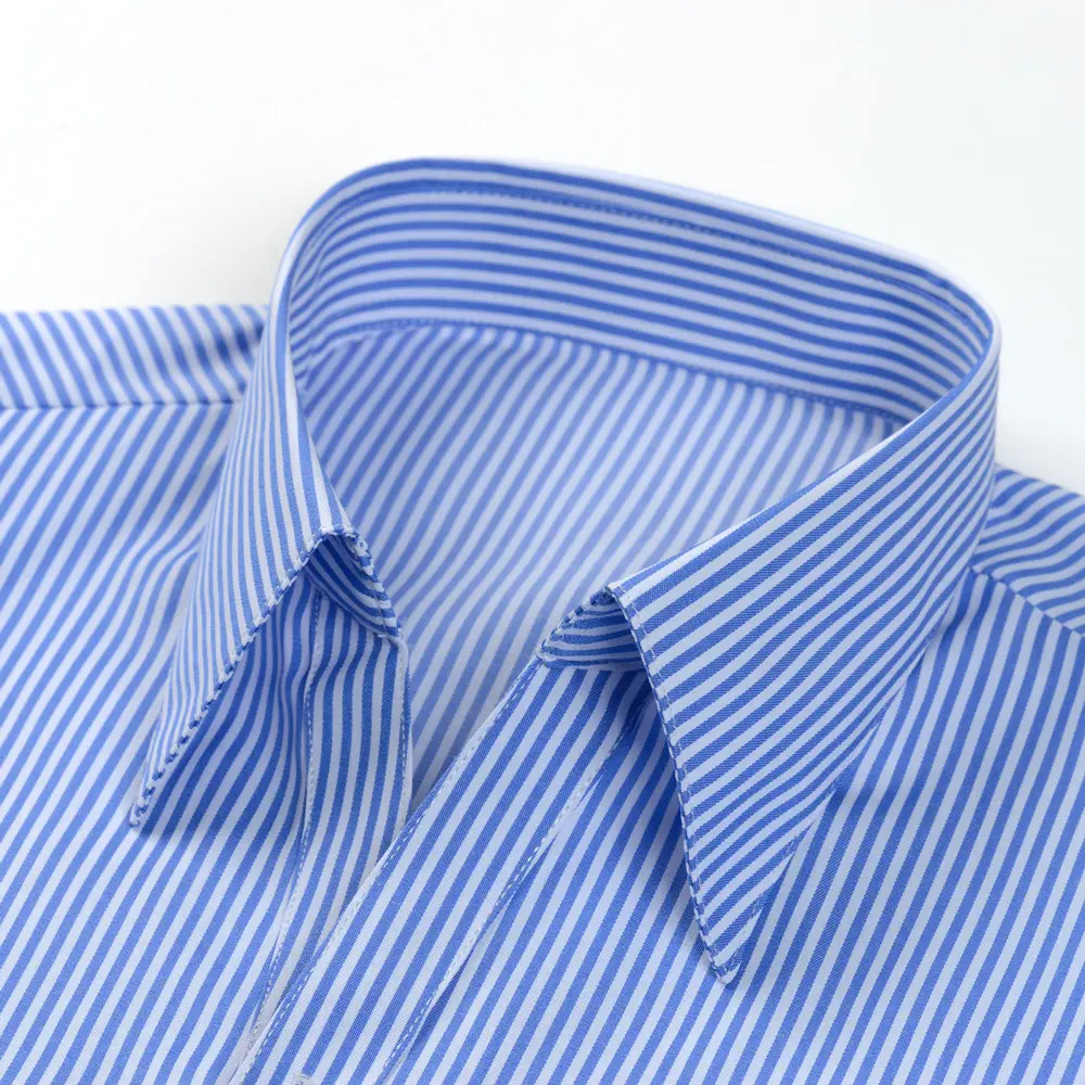 Women's Striped Long-Sleeved Business Dress Shirt