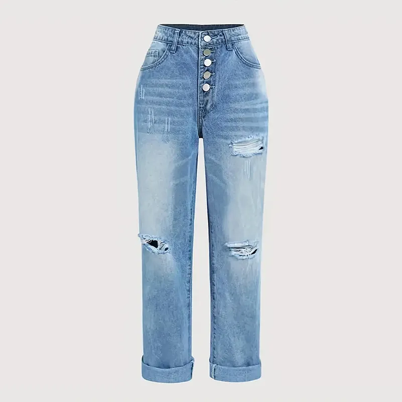 Trendy Women Slim-Fit Jeans Casual Wear