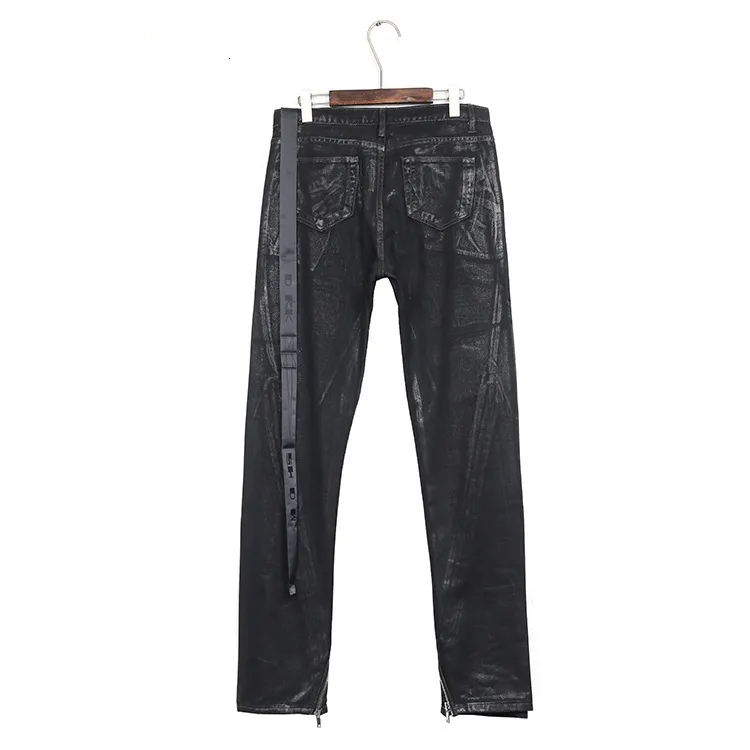 Men's Zipper Adjustable Bellbottom Pants Casual Je...