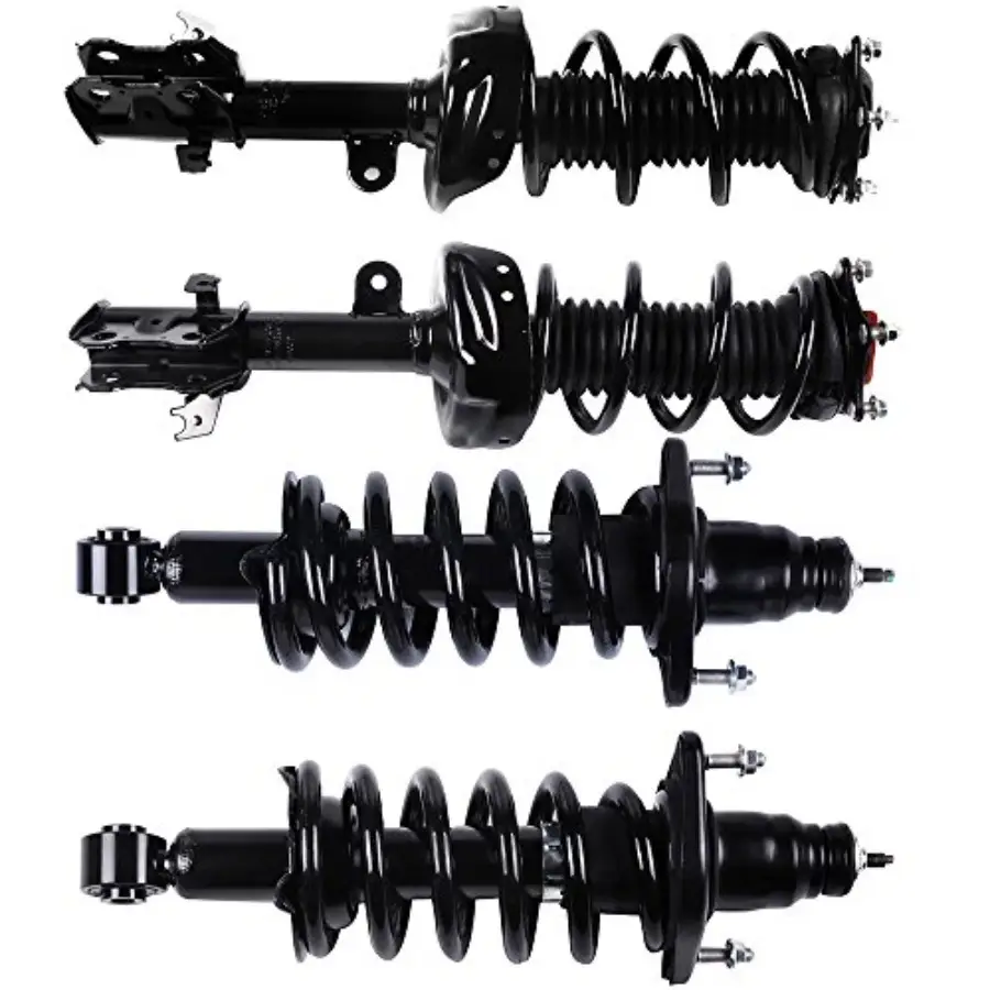 Quickly Assemble A P air Of Front And Rear Shock A...