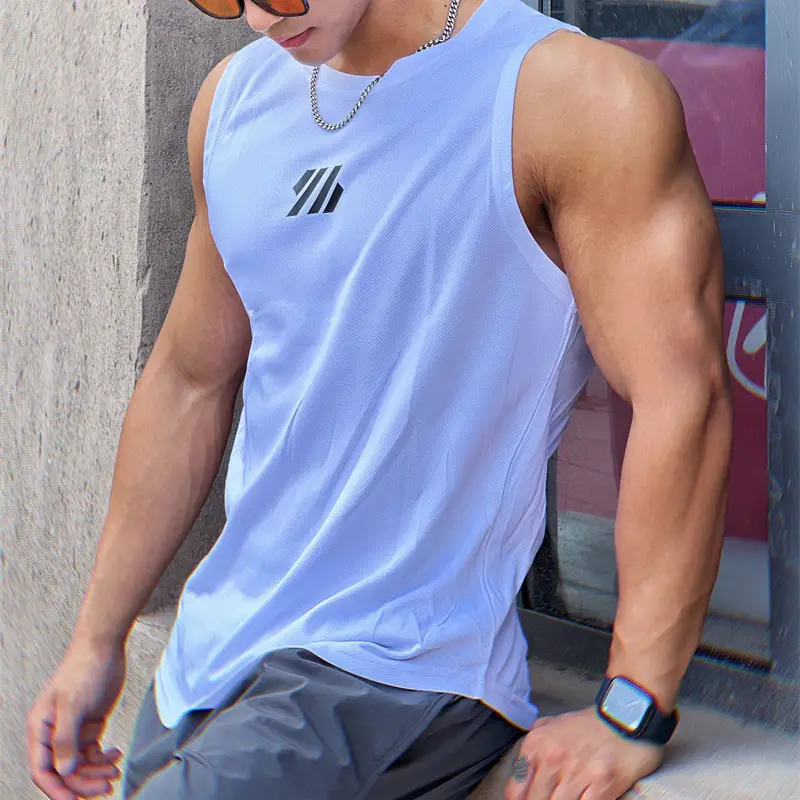 Gym Vest High Quality Sleeveless Men Tank Tops Fit...