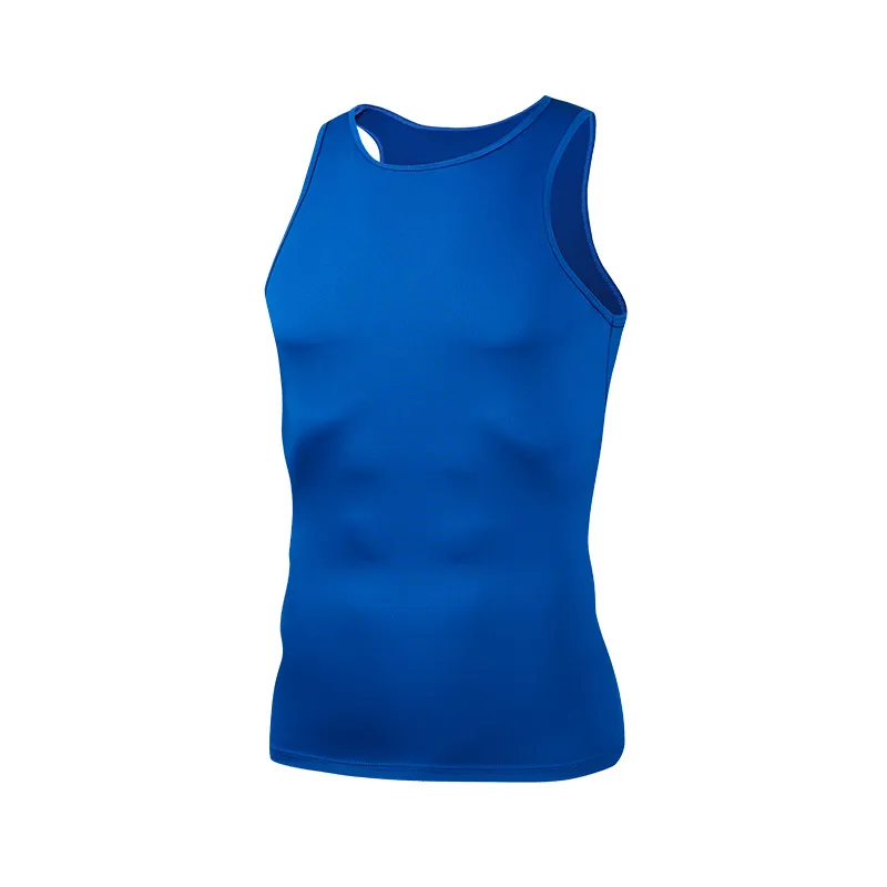 Men's Tank Tops Men's Quick Dry High Elastic Slim Tank Top