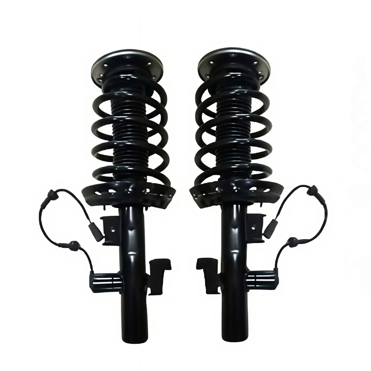 Two Front Air Suspension Shock Absorber Struts Wit...
