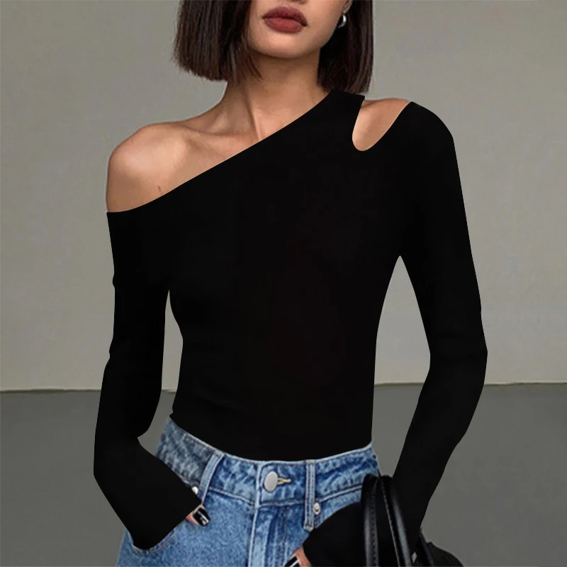 Women's Fashion Long-Sleeved T-Shirt Casual Top