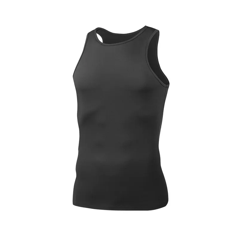 Men's Tank Tops Men's Quick Dry High Elastic Slim Tank Top