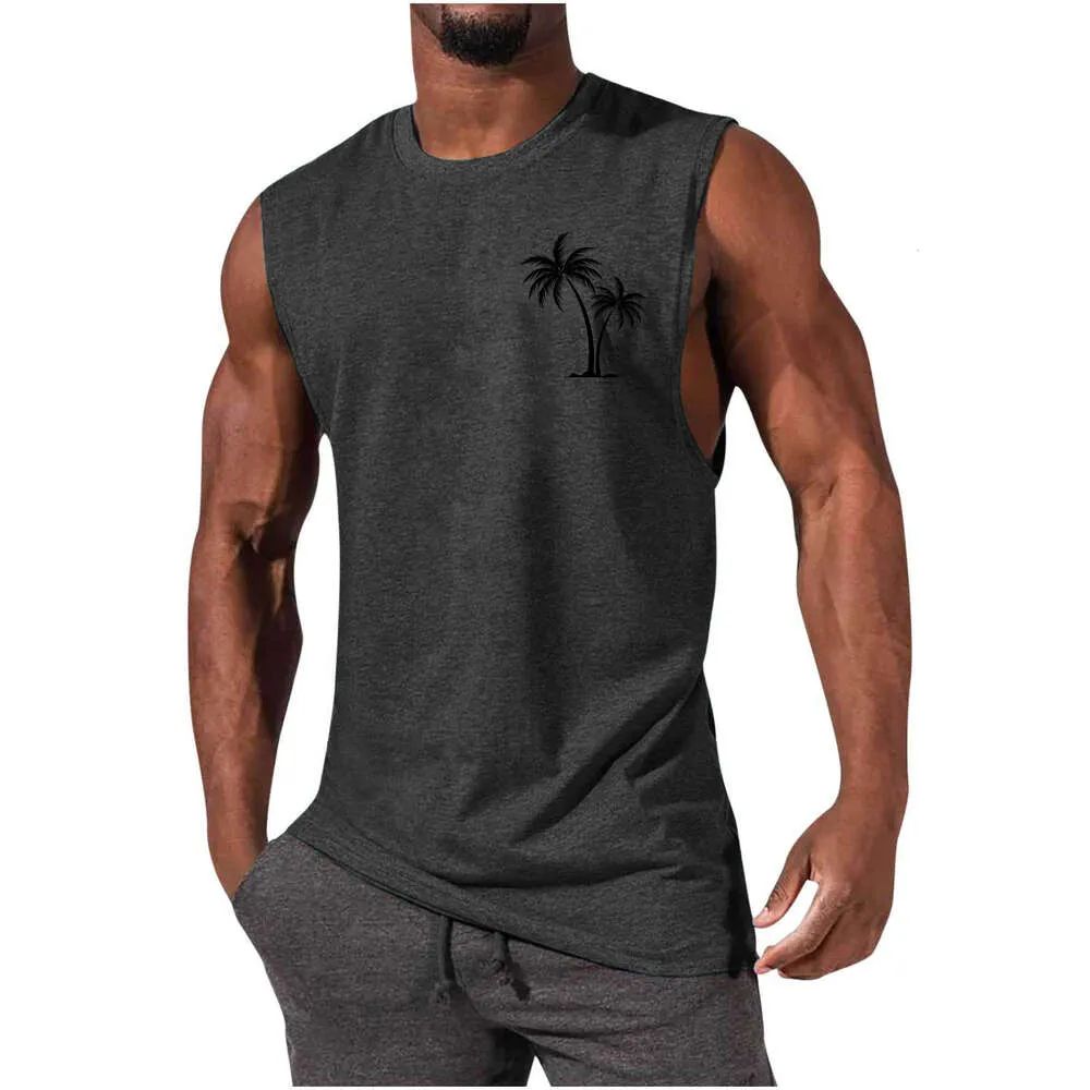Men Tank Top Muscle Man Sports And Casual Vest Top...