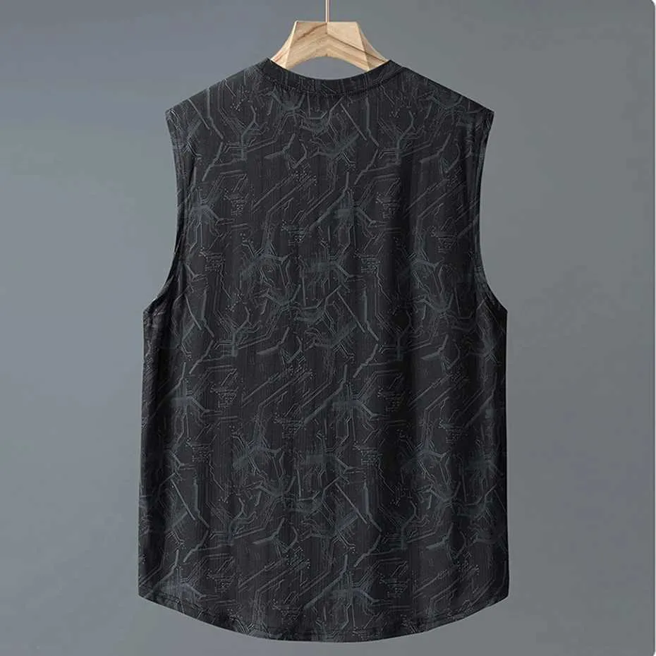Tank Tops Men Sleeveless Breathable Tank Top Fashion Casual Vest
