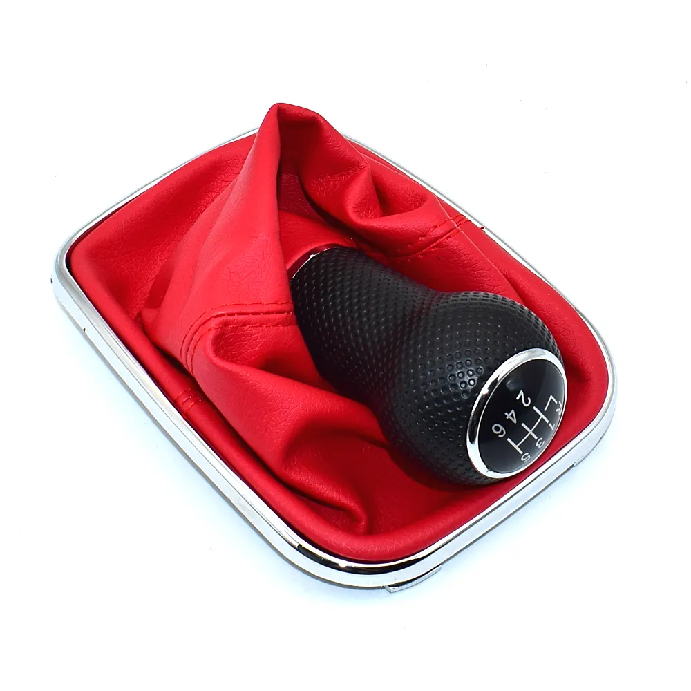 5/6 Speed Car Gear Shift Knob Lever Pen Gaitor Boo...