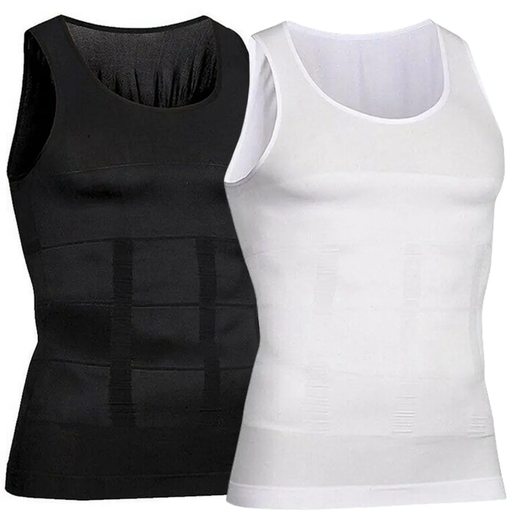 Men Tank Tops Vest Sleeveless Slim Vest Fitness Wo...