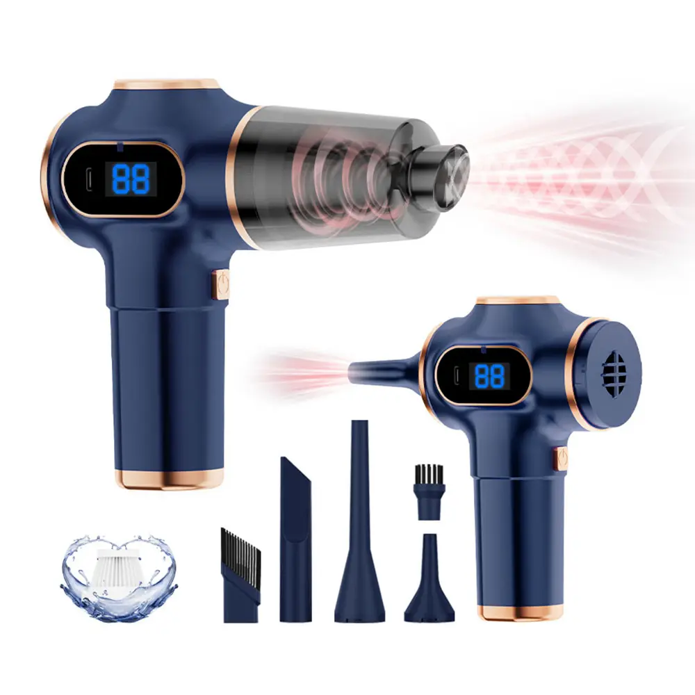 Car Vacuum Cleaner With With Display Screen Handhe...