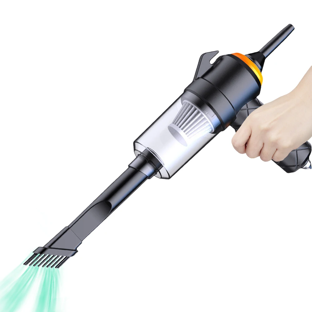 6 In 1 Car Vacuum Cleaner Type-C Rechargeable Blow...