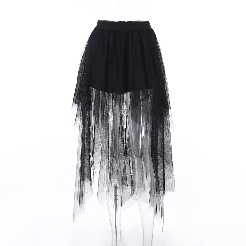 Slim Skirt Mesh Skirt Women