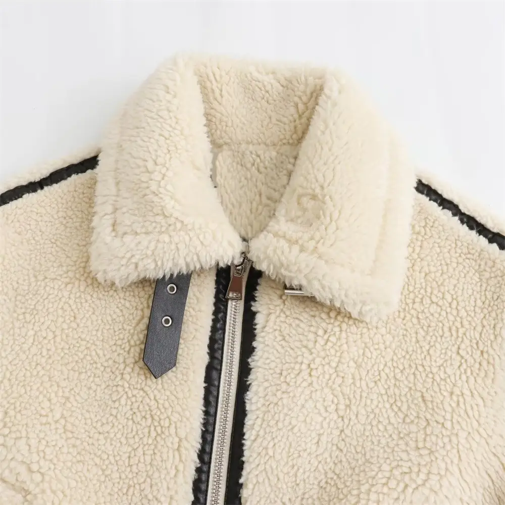 Women's Fashionable Lapel Jacket Casual ...