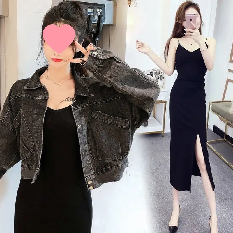 Women's Casual Oversized Denim Coat ...