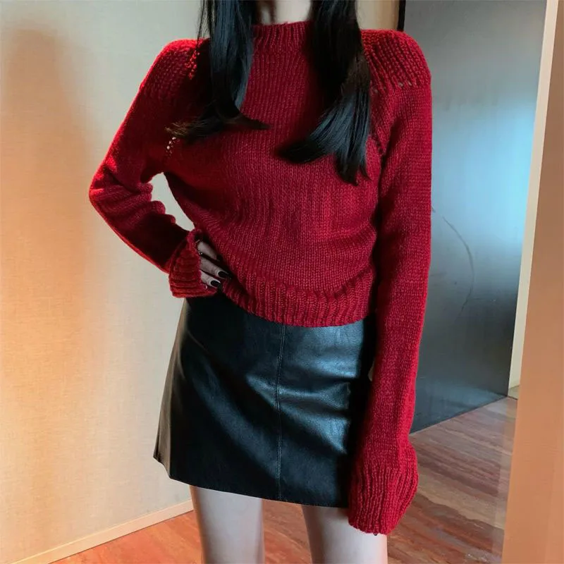 Women's PU Leather Skirt Fashion Slim High Waist Mini Skirts Ladies Sexy Skirts