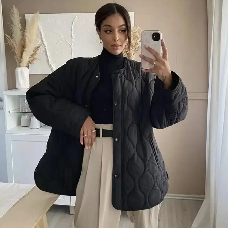 Women's Winter Long Sleeve Coat ...