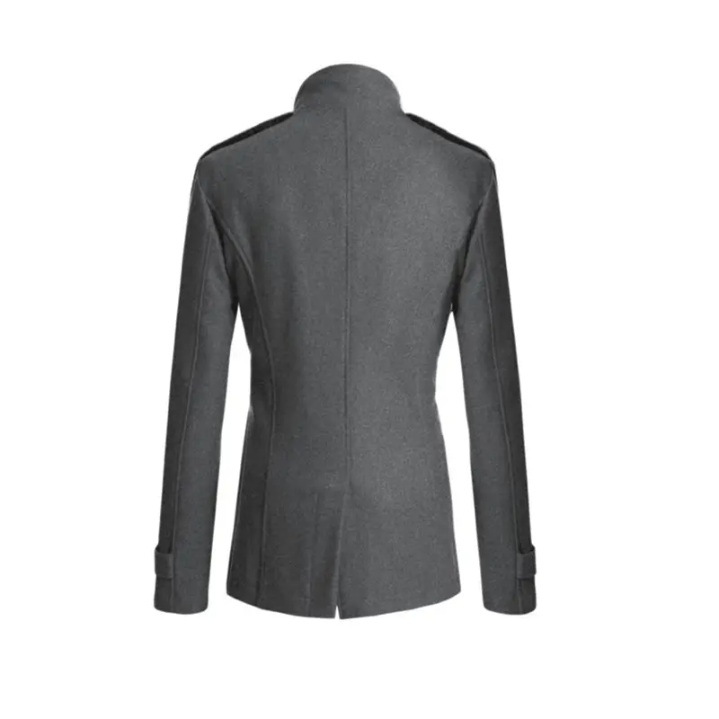 Men's Jackets Wool Overcoat for Men Long Windbreaker Men Coat Outer Wear Man Jacket