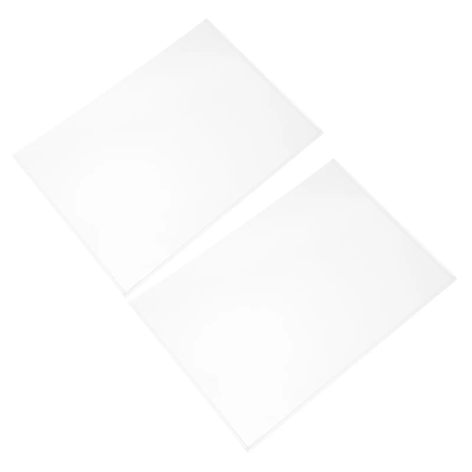 2Pcs File Display Box Document Holder Office File Storage Rack Clear Slot