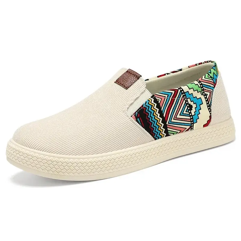 Men's Low-Top Lightweight Printed Cloth Shoes