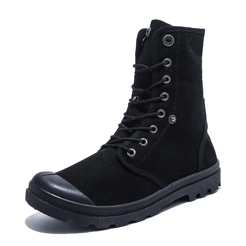 Men's Fashion Outdoor Shoes Thick Sole High-Top Cu...