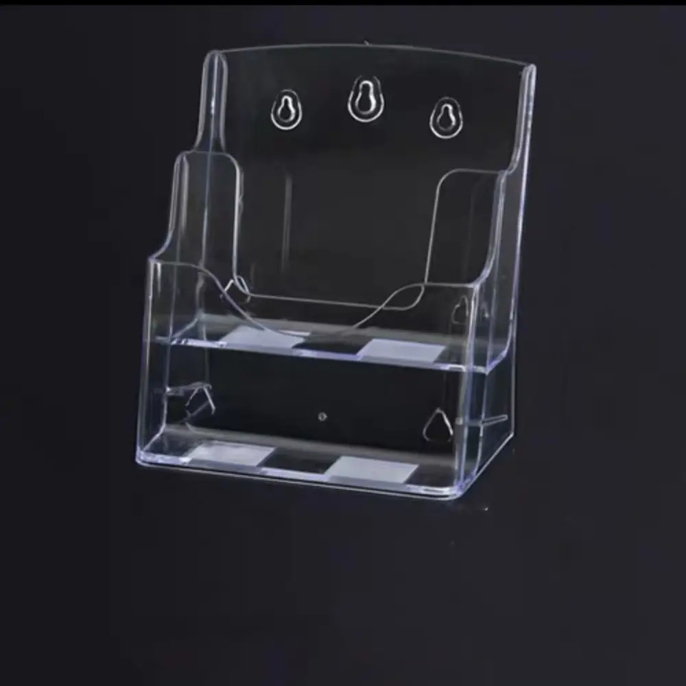 Wall-Mounted File Holder With Hanging Holes Magazine Organizer