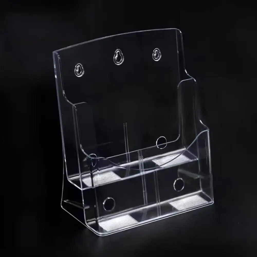 Wall-Mounted File Holder With Hanging Holes Magazine Organizer