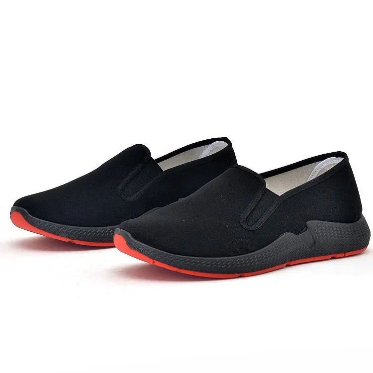 Comfortable Flat Bottom Cloth Shoes For Men Work Shoes Anti-Slip Shoes