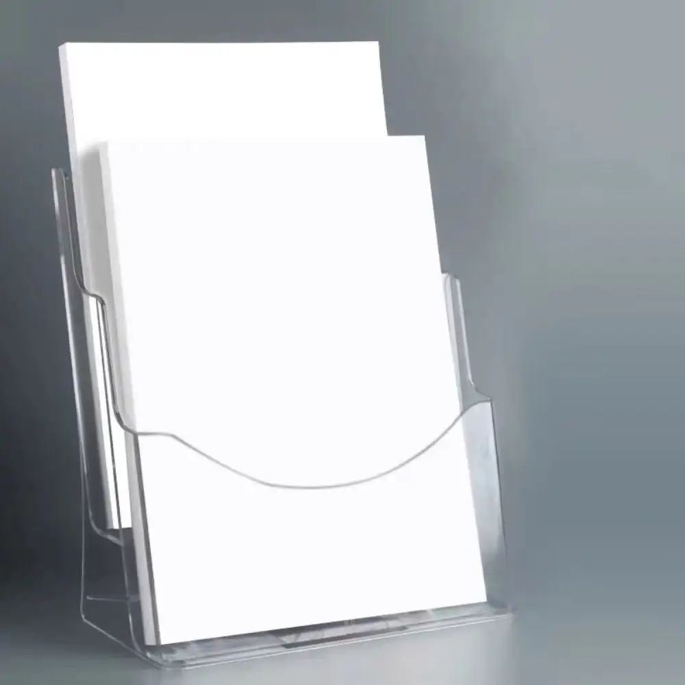Wall-Mounted File Holder With Hanging Holes Magazine Organizer