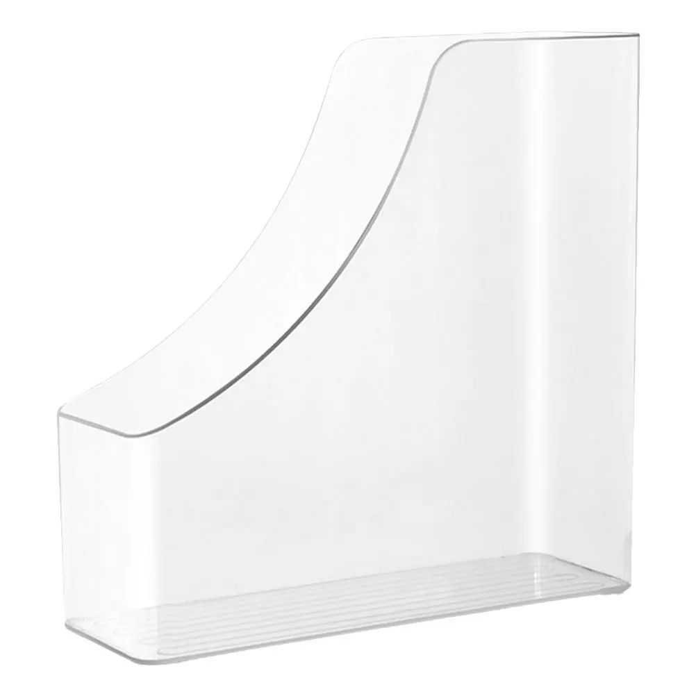 Vertical File Organizer Holder For Documents Office Supplies Desktop Storage Rack Folder Magazine Stand